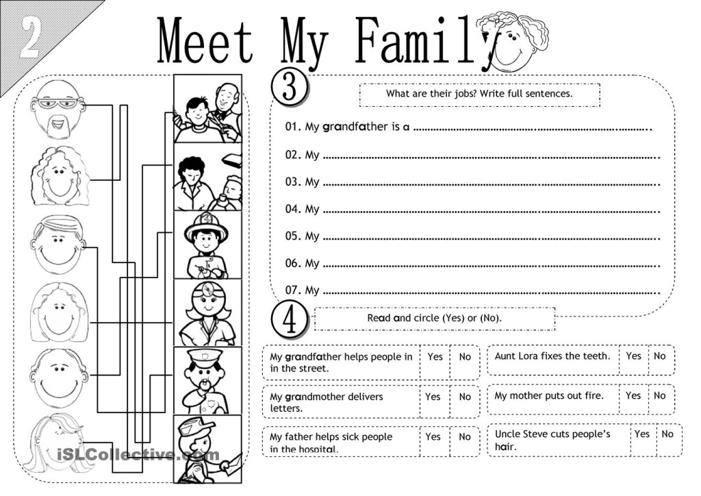 Atividade De Inglês My Family 2 Ano - RETOEDU