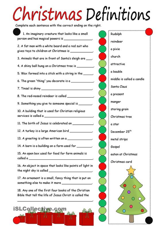 Fichas Sobre La Navidad En Ingl s Christmas Worksheets MaestraTrend